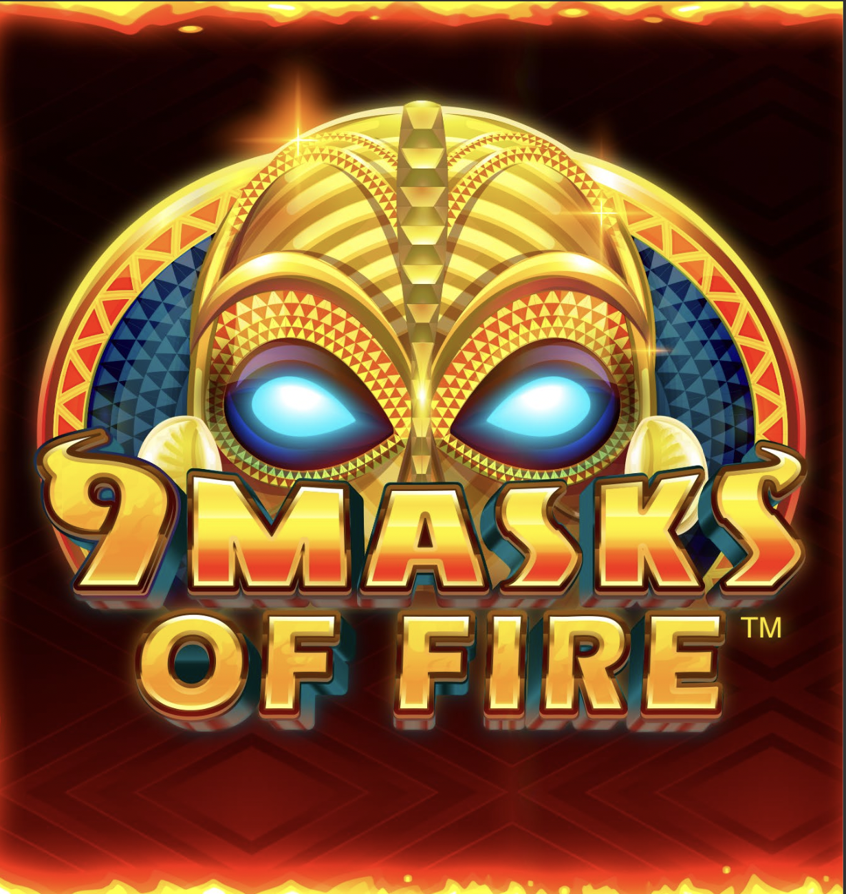 9 Masks of Fire slot cover